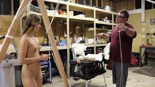 Christy รักต้องเปลือยกายวาดถูกมัดแขนงให้นมจากเต้า