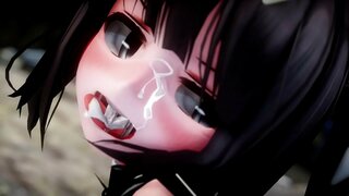 Futanari บสาวเซ็กรต่อสู้ Ahegao